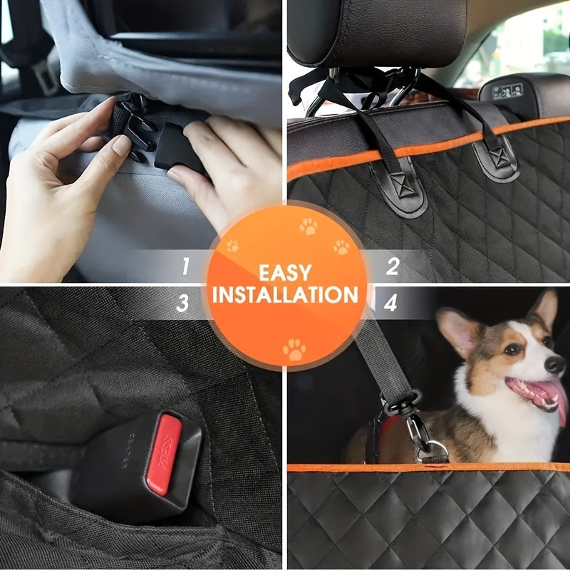 Hard-Bottom Dog Car Seat Cover